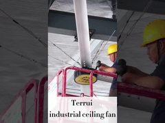 Industrial Ceiling Fan with Brushless Motor for Large Areas