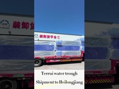 6 Sets 1800W Electric Heating 260L Blue LLDPE Livestock Auto Waterer with Temperature Control