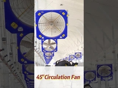 Powerful Industrial Fan with 610RPM Rotation Speed 40700m3/h Air Flow