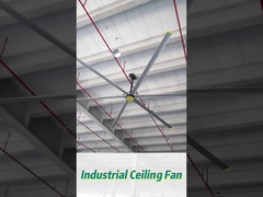 6pcs Alloy Industrial Ceiling Fan with 14300m3/min Air Flow for IP55 Workshop