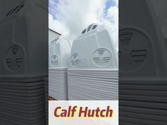 Dozens To Hundreds Of Kg White Dairy Calf Hutches with Easy Installation